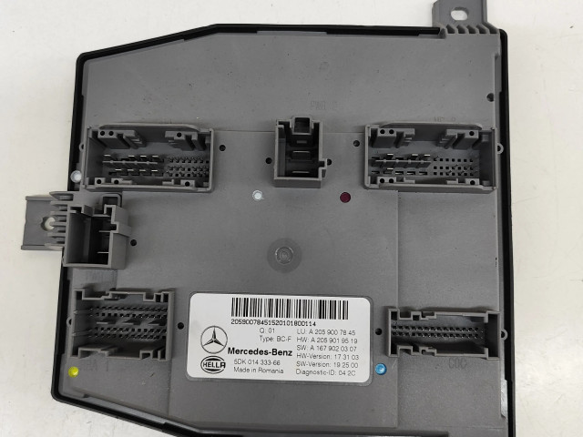 Блок комфорта A2059007845, A2059019519 Mercedes-Benz GLC X253 C253