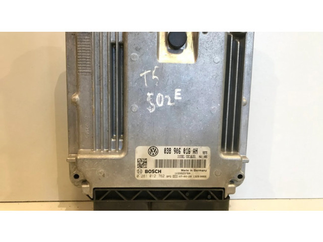 Řídící jednotka 038906016AH, 0281012762 Volkswagen Transporter - Caravelle T5 2007