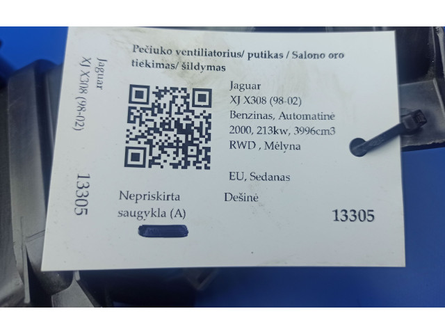 Вентилятор печки MJA6520AA, MF1163004351 Jaguar XJ X308