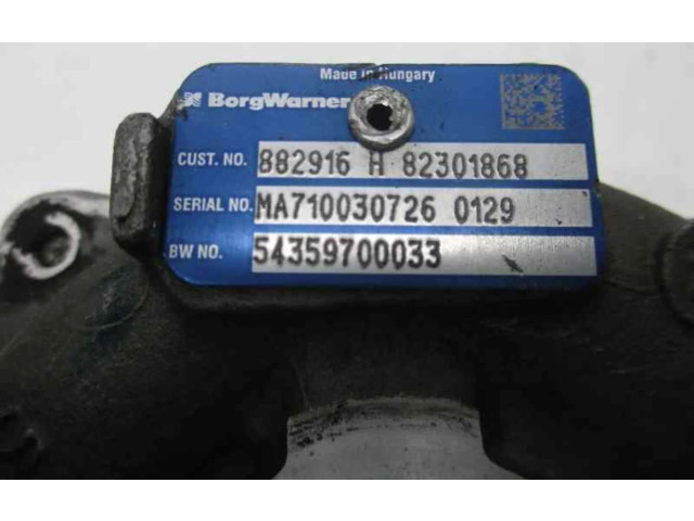  Турбина Renault Clio III  882916H82301868         