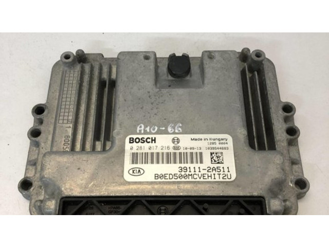 Блок управления двигателя 391112A511, 0281017216   KIA Ceed