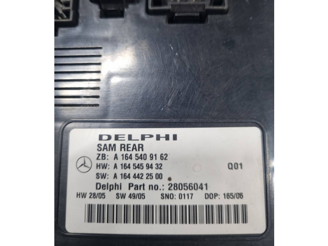 Блок комфорта A1645409162, A1644422500   Mercedes-Benz ML W164   