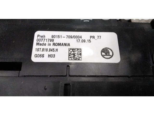 Блок управления климат-контролем 1ST819045H Skoda Citigo