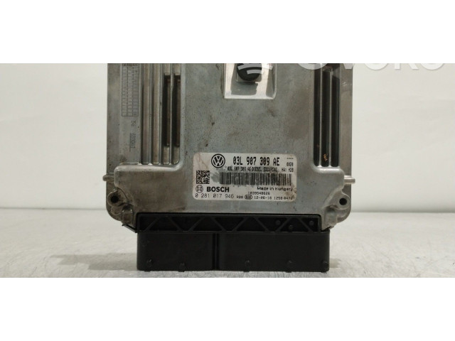 Řídící jednotka 03L907309AE, 0281017946 Volkswagen Tiguan 2012