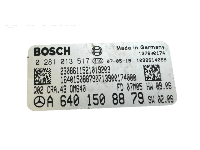 Řídící jednotka A6401508879, 1039S14069   Mercedes-Benz B W245 2007