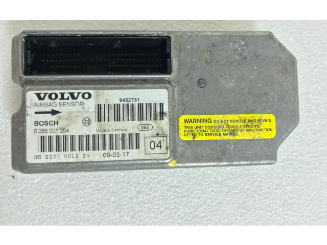 Блок подушек безопасности 9452751, 0285001254 Volvo S80