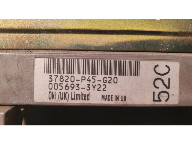 Блок управления двигателя 37820P45G20, 0056933Y22   Acura ILX