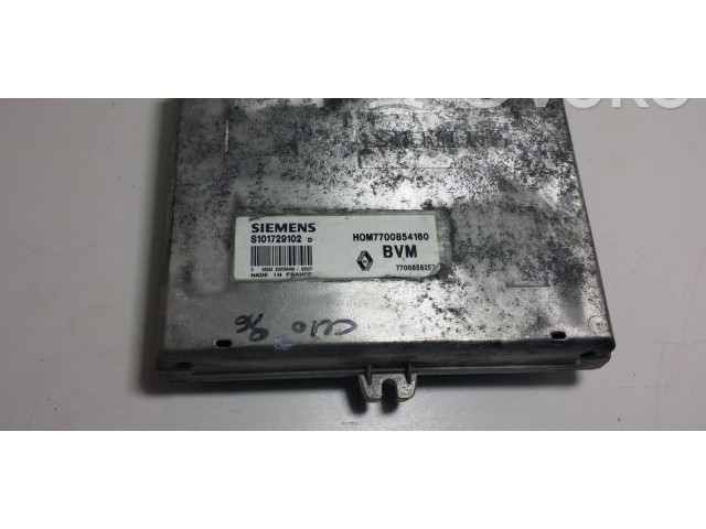 Блок управления двигателя S101729102D, S101729102D   Renault Clio I