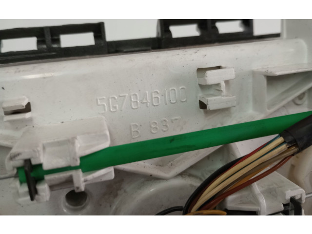 Блок управления кондиционера воздуха / климата/ печки (в салоне) 5G7846100 Lancia Delta