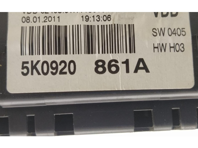 Панель приборов 5K0920861A   Volkswagen Golf VI       