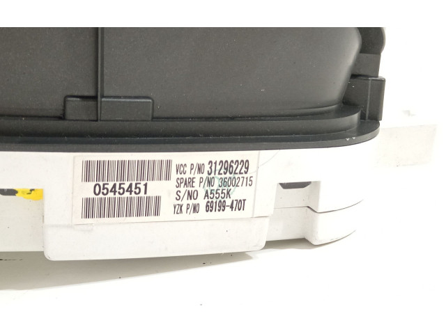 Панель приборов 31296229, 69199470T Volvo C30