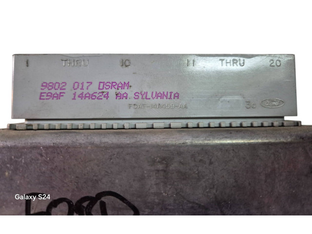 Блок управления двигателя 98FB12A650TA, CAD8B26   Ford Puma