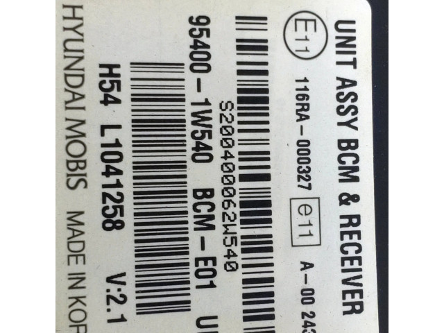 Блок комфорта 954001W540, 954111w000 KIA Rio