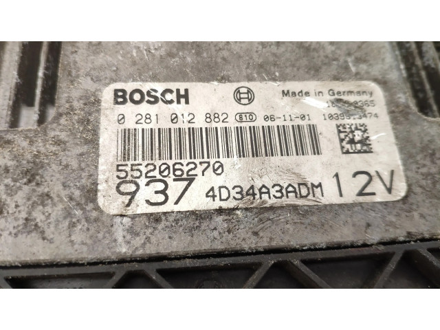 Řídící jednotka 55206270, 0281012882 Alfa Romeo 147 2005