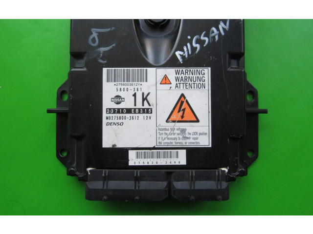 Řídící jednotka 23710EB315, MB275800-3612 Nissan Navara D40 2006