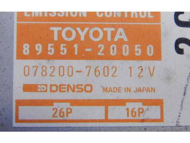 Řídící jednotka 89551-20050, 89551-20050   Toyota Carina T190 1995