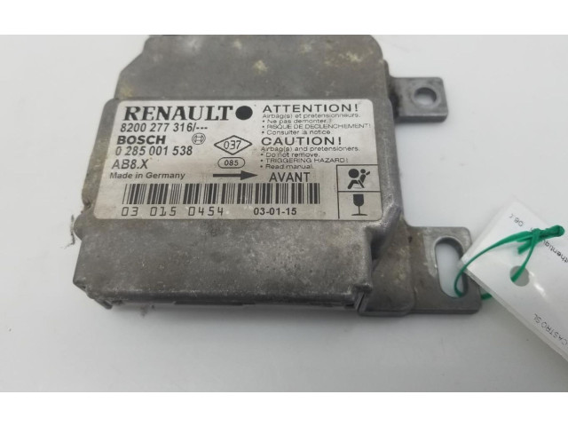 Блок подушек безопасности 8200277316   Renault Clio II