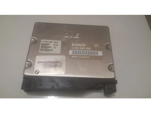 Блок управления двигателя 0261200986, 1739108001 BMW 5 E34