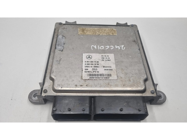 Řídící jednotka A6519007500, 6519007500 Mercedes-Benz C W204 2010