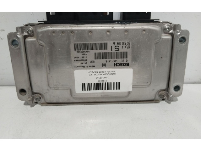 Блок управления двигателя 0261207318 Citroen Xsara