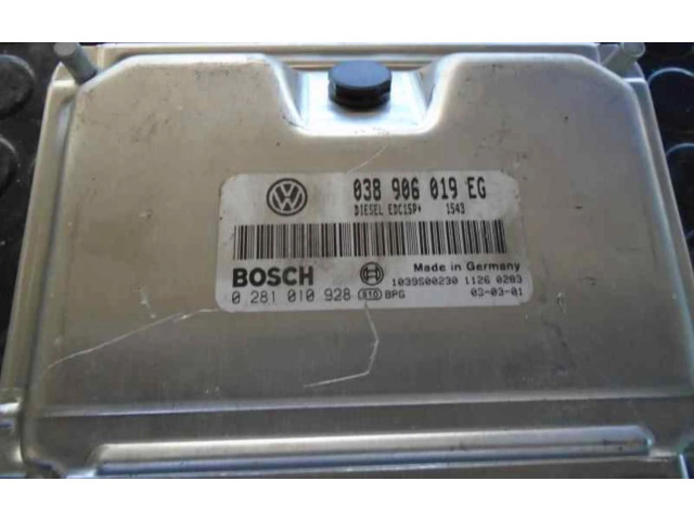 Блок управления двигателем Блок управления Skoda Superb B5 (3U)