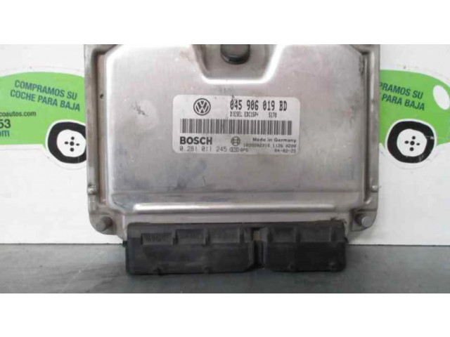 Блок управления двигателя 045906019BD, 0281011245 Volkswagen Lupo