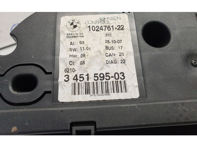 Панель приборов 3451595, 62103451595 BMW X3 E83