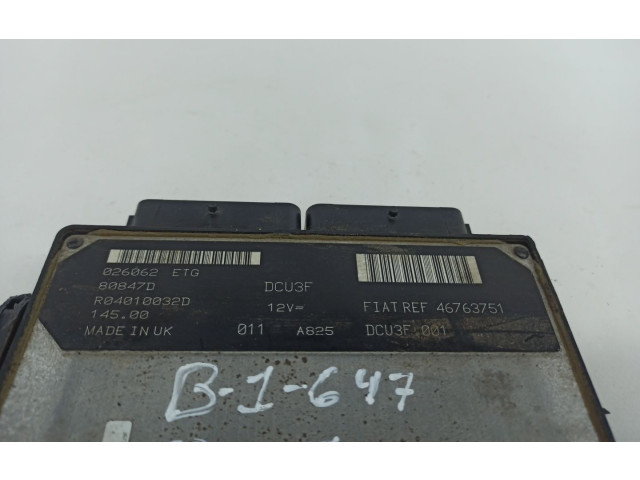 Řídící jednotka 46763751, R04010032D   Fiat Punto (188) 2000
