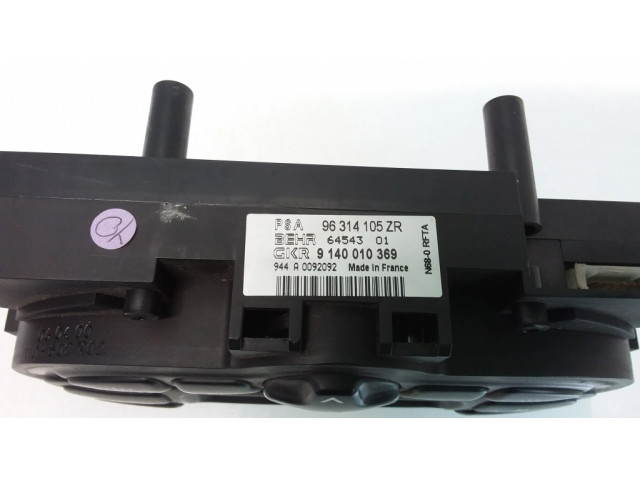 Блок управления климат-контролем 96314105, 6454301 Citroen Xsara Picasso