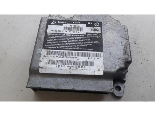 Блок подушек безопасности 5WK42969, 46835521   Fiat Stilo