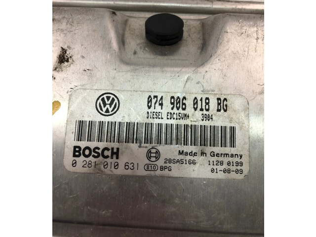 Блок управления двигателем Блок управления 074906018BG, 0281010631   Volkswagen Transporter - Caravelle T4