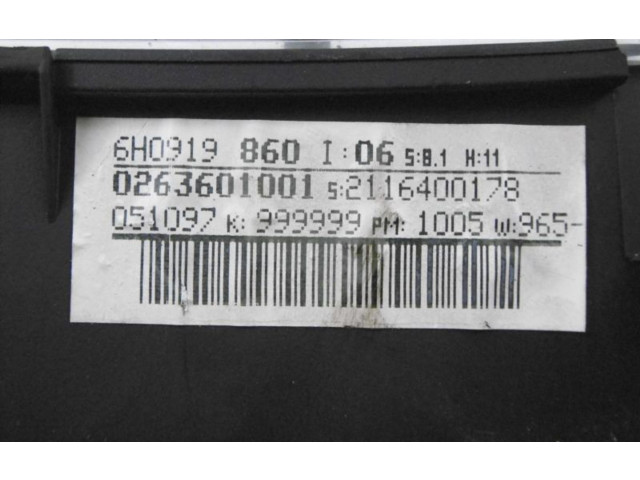 Přístrojová deska Seat Arosa 2000 6H0919860, 6H0919860