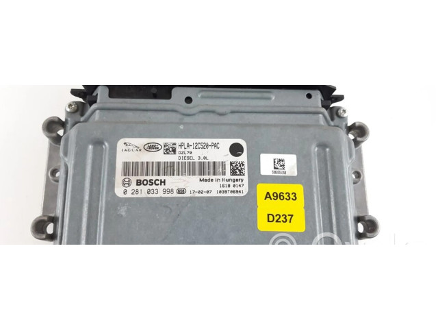 Řídící jednotka HPLA12C520PAC, 0281033998   Land Rover Discovery 5 2018