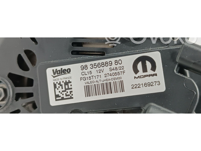 Генератор    9835688980, 1675454280   Peugeot 2008 II