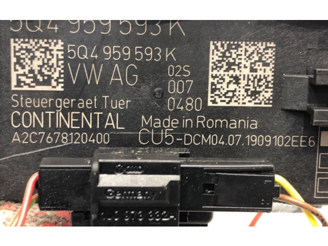 Блок управления 5Q4959592K Volkswagen Golf VII