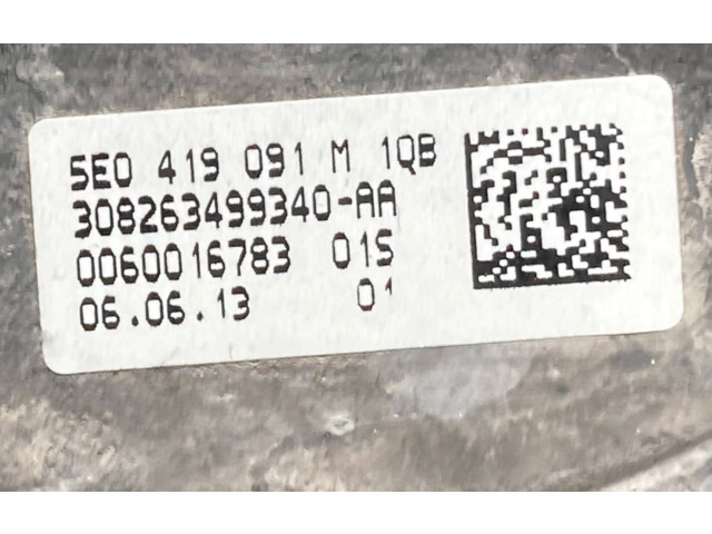 Руль Skoda Fabia Mk2 (5J) 2007 - 2014 года 5E0419091M, 0060016783