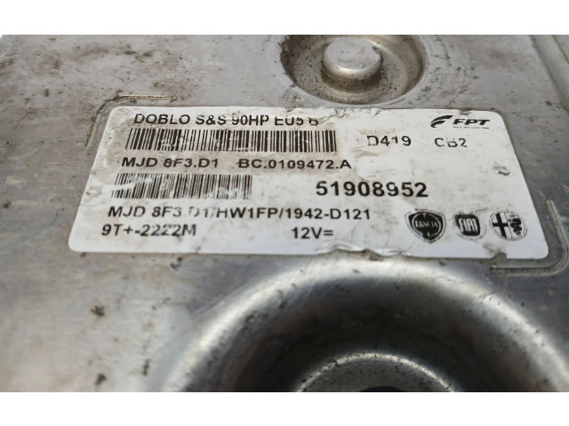 Řídící jednotka 51908952, BC0109472A Fiat Doblo 2013