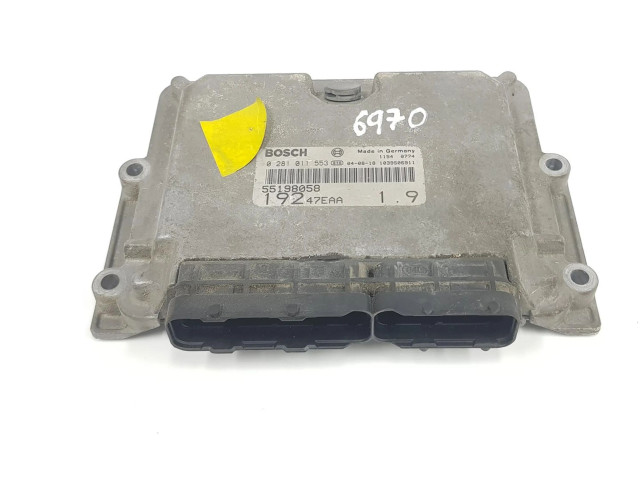 Řídící jednotka 0281011553, 55198058 Fiat Stilo 2003