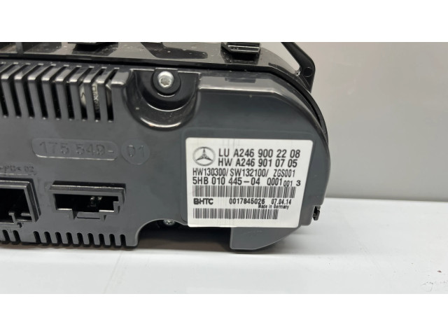 Блок управления климат-контролем A2469002208, A2469010705   Mercedes-Benz GLA W156