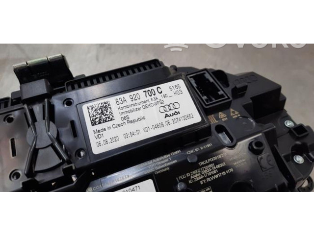 Панель приборов 83A920700C Audi Q3 F3