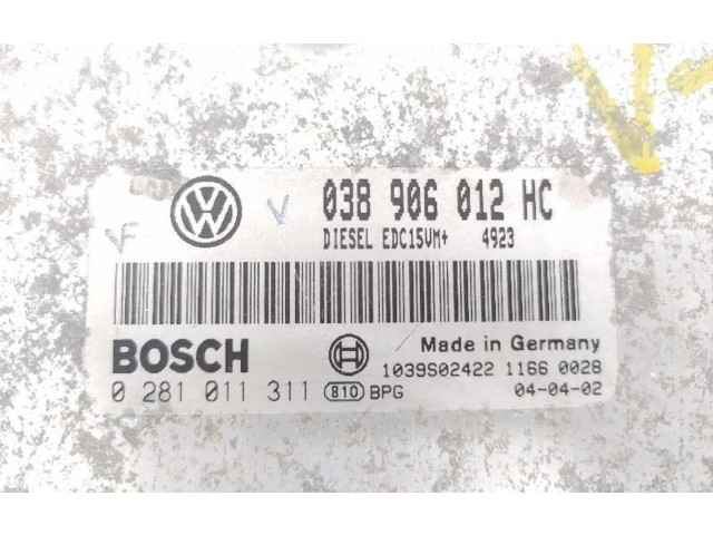 Блок управления двигателя 038906012HC Skoda Octavia Mk1 (1U)