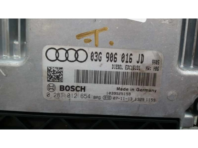 Řídící jednotka 03G906016JD, 0281012654 Audi A4 Allroad 2008