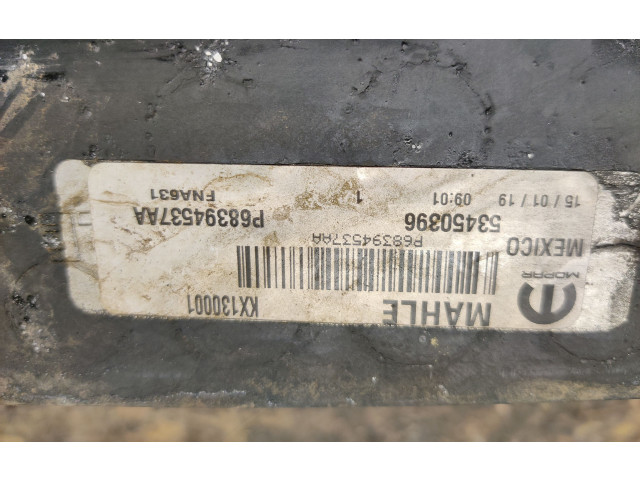 Интеркулер 53450396, 68394537AA Jeep Compass 2.0