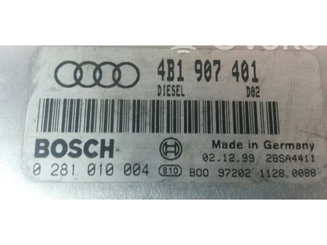 Řídící jednotka 4B1907401, 0281010004 Audi A6 S6 C4 4A 1997