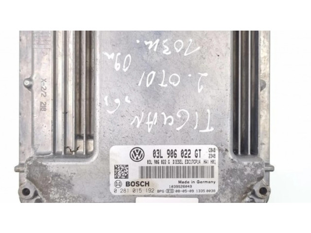 Řídící jednotka 03L906022GT, 03L906022G Volkswagen Tiguan 2011