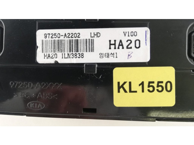 Блок управления климат-контролем 97250A2202, KL1550 KIA Ceed