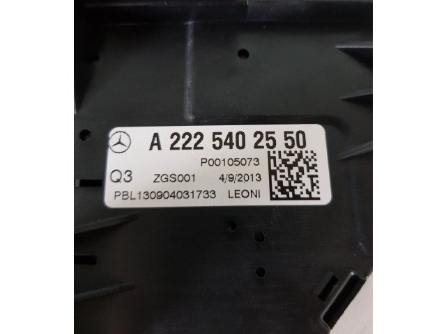 Pojistková skříňka A2225402550, ZG001 Mercedes-Benz S W222 2014