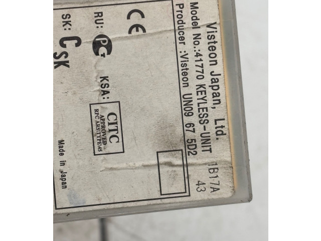 Блок управления UN09675D2, 1B17A   Ford Ranger