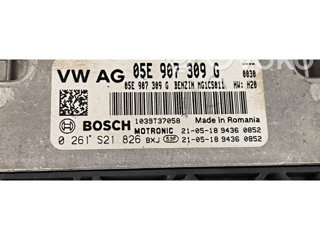 Блок управления двигателем Блок управления 05E907309G Skoda Octavia Mk4