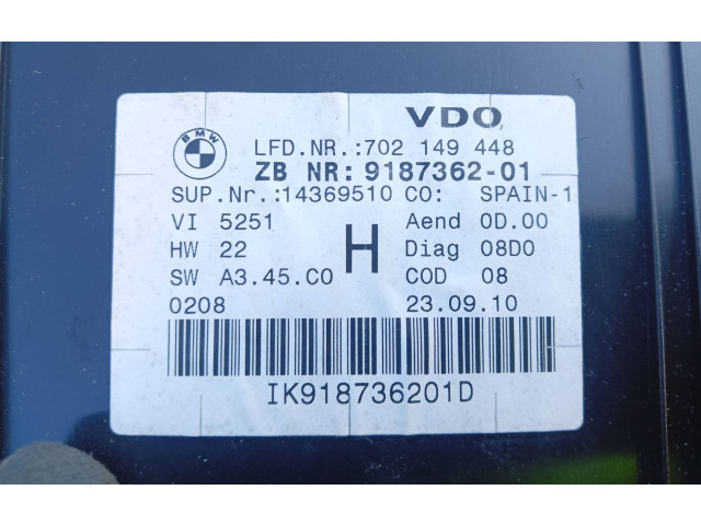 Přístrojová deska BMW X1 E84 2014 9187362, 9187362-01